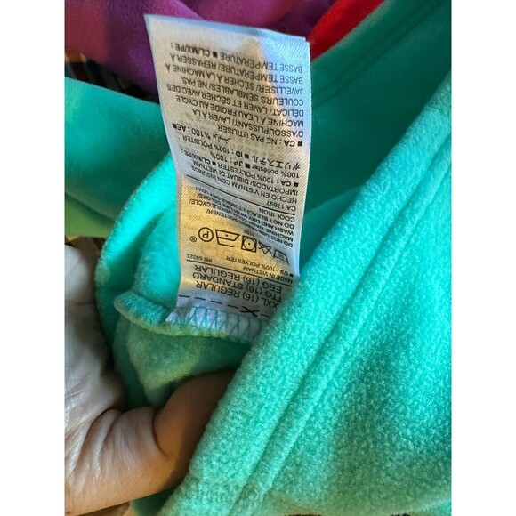 NWT Old Navy Active Go-Warm Pull Over Fleece - Size XXL 16 girl, Mint Green - Picture 6 of 6